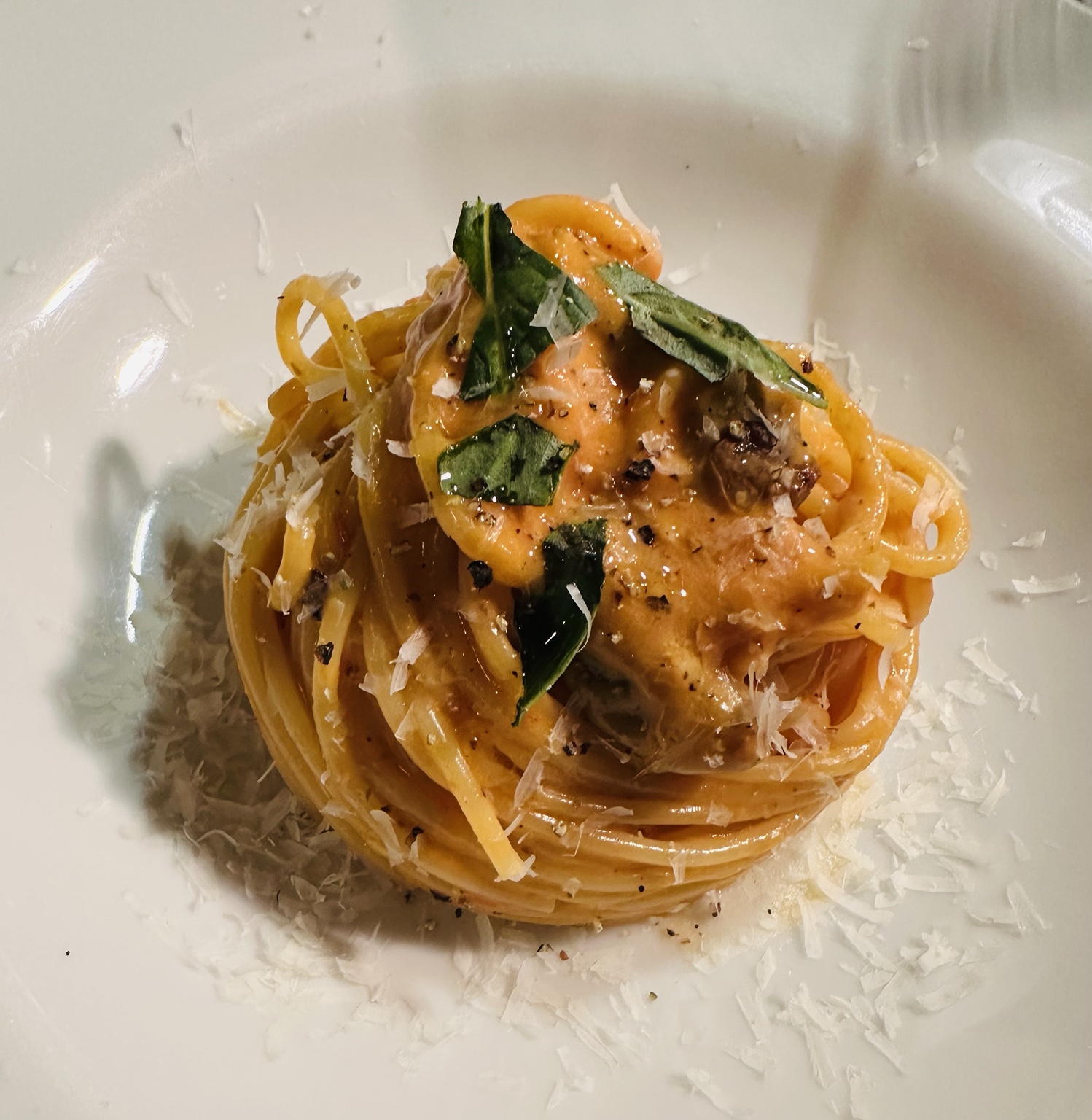 香り豊かに仕立てたパスタ